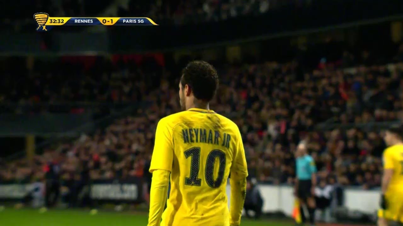 Neymar vs Stade Rennes (A) 17-18 – Coupe de la Ligue HD 720p by Guilherme