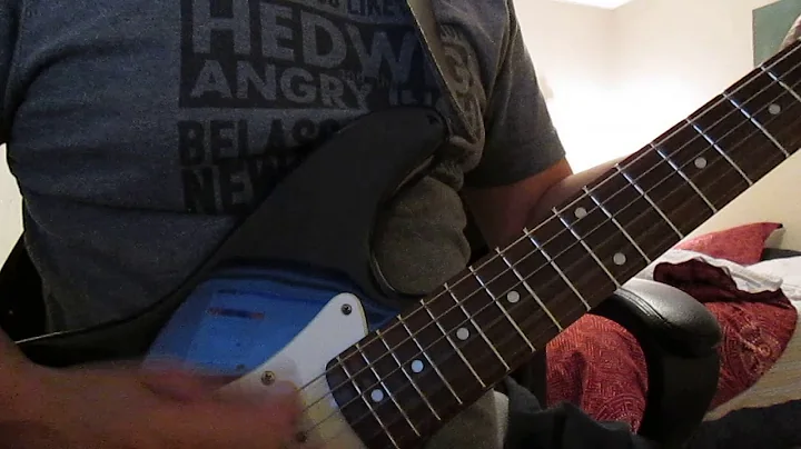 Drunk attempting to play Stevie Ray Vaughans Pride...