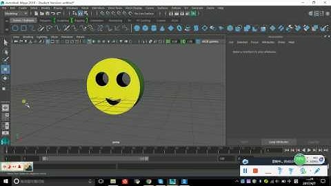 Autodesk Maya 2016 Tutorial:3D smile face