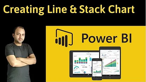 Power BI Line and Stacked Chart Creation and Formatting