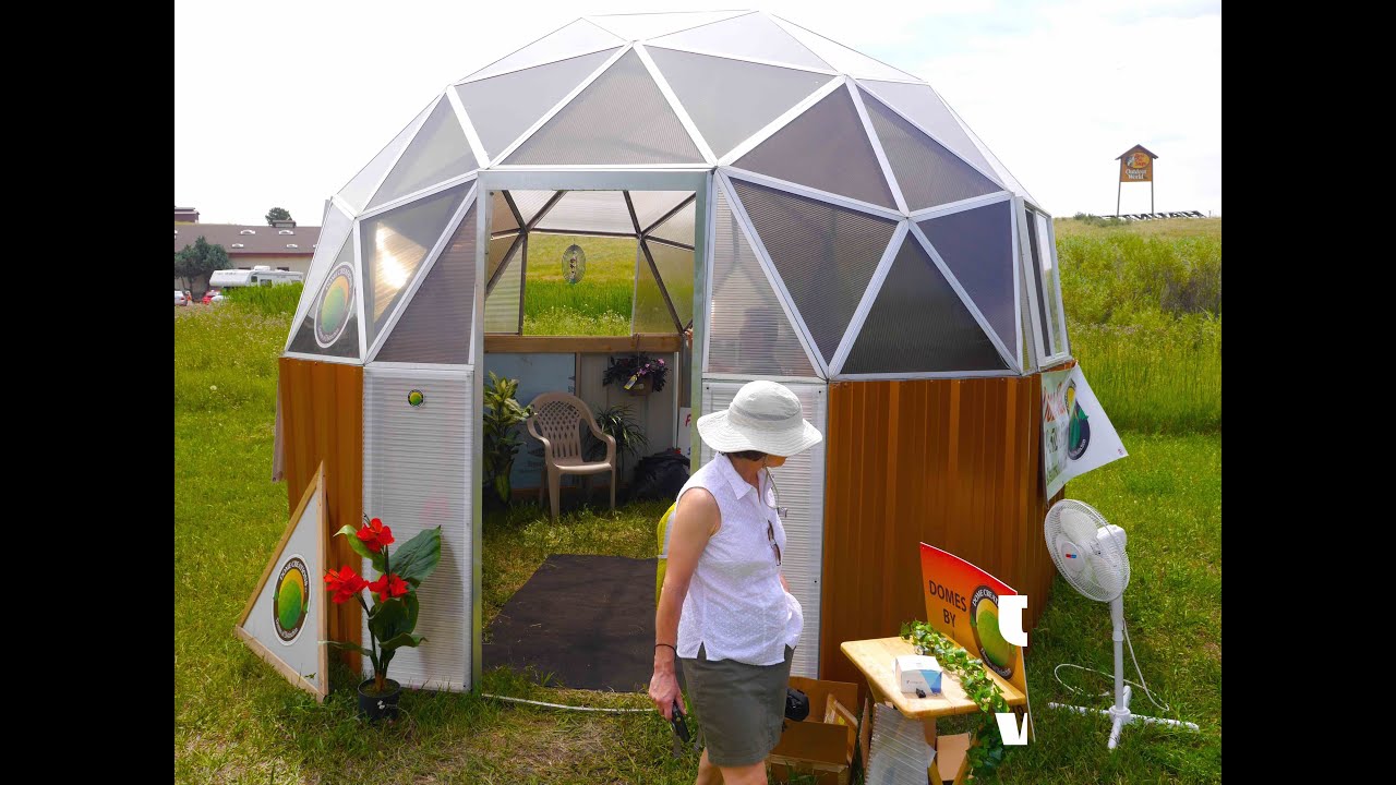 EASY to erect DOME  KITs  as Tiny  Houses  Studios and Green 