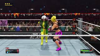 WWE 2K25 Peach vs Rogue