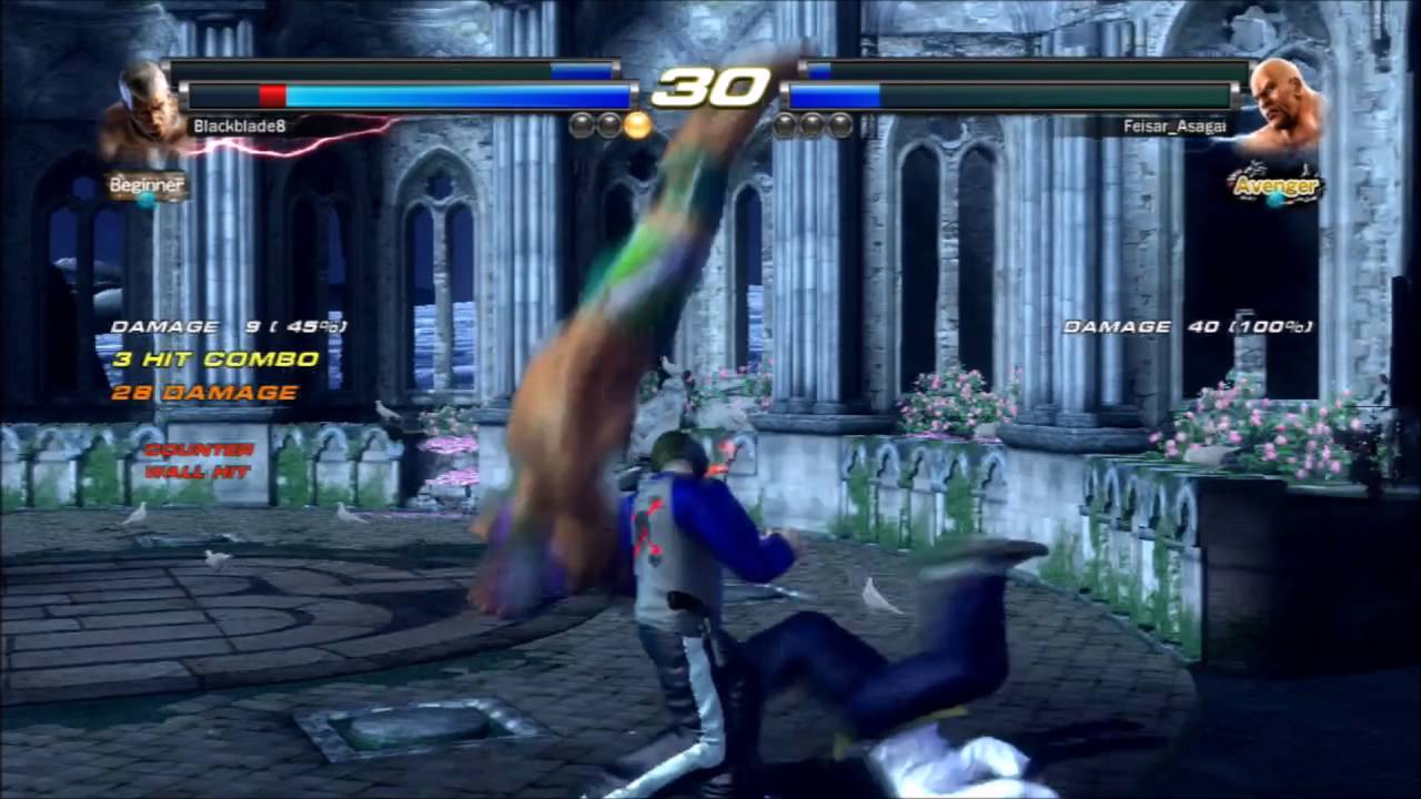 Tekken Tag Tournament 2 Tag Crash is not vincible till the ground