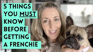 5 Things You MUST KNOW Before Getting a French Bulldog (or ANY Pet!)