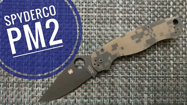 Spyderco PM2 (Paramilitary) S30V Knife Review