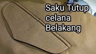 How To Make A Rear Pants Flap Pocketpants Box Pocket