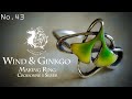 Handmade Jewelry WIND AND GINKGO RING