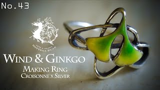 Handmade Jewelry WIND AND GINKGO RING