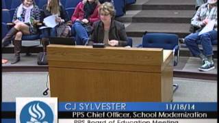 Board of Education - Study Session - November 18, 2014