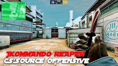 JKommando Reaper Standoff 2 Skin - CS Source Offensive - CSSO Casual Gameplay - CSS w/ CSGO Mod