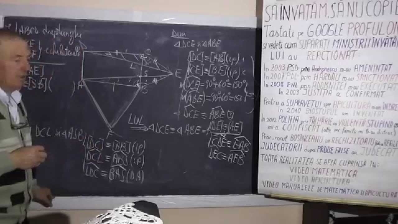 Lectia 218 Algebra Si Geometrie Plana Cu Nicoleta Si Sorina