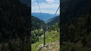 Спуск по канатной дороге Эдельвейс, Роза Хутор. Edelweiss cable car, Rosa Khutor resort