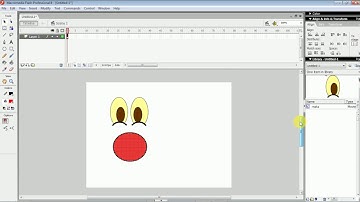 TUTORIAL MEMBUAT MATA BERKEDIP DAN MULUT BERGERAK PADA MACROMEDIA FLASH