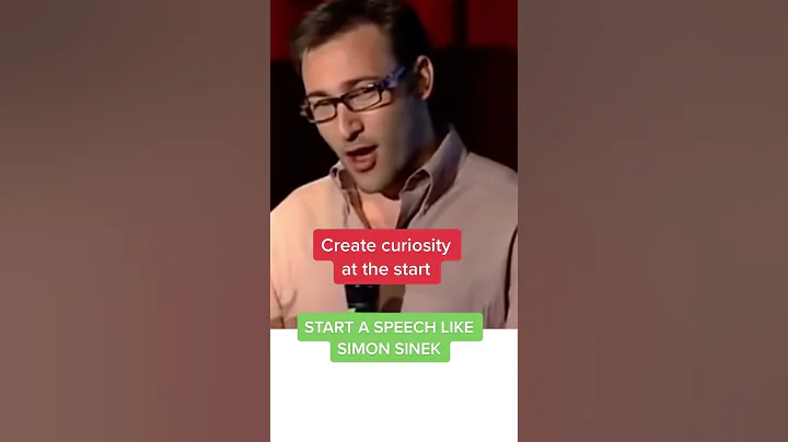 Start a speech like Simon Sinek