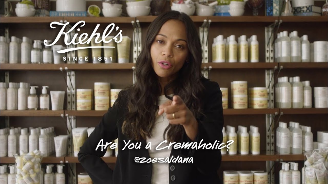 Zoe Saldana Skin Care Favorites Kiehl S Cremaholics Youtube
