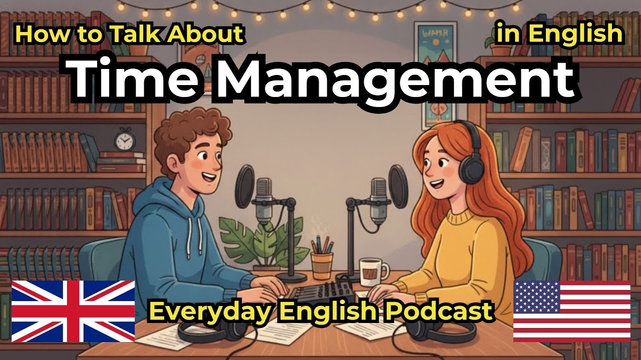 Time Management In English How to Talk About Time Management in English - YouTube