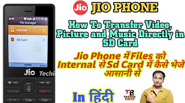JIOPHONE | How to Transfer Copy & Move Files From Internal storage to SD Card In Jio Phone easily