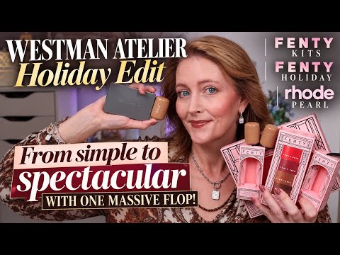 Westman Atelier Holiday 2026! NEW Eyeshadow + Rhode Pocket Pearl &amp; Fenty Holiday Lips 💄