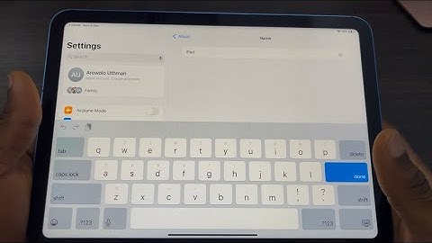 iPadOS 18: How to Change AirDrop Name on iPad