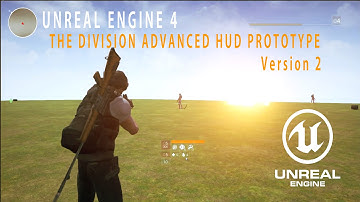 Unreal Engine 4 The Division Advanced Hud Prototype ( Version 2 )