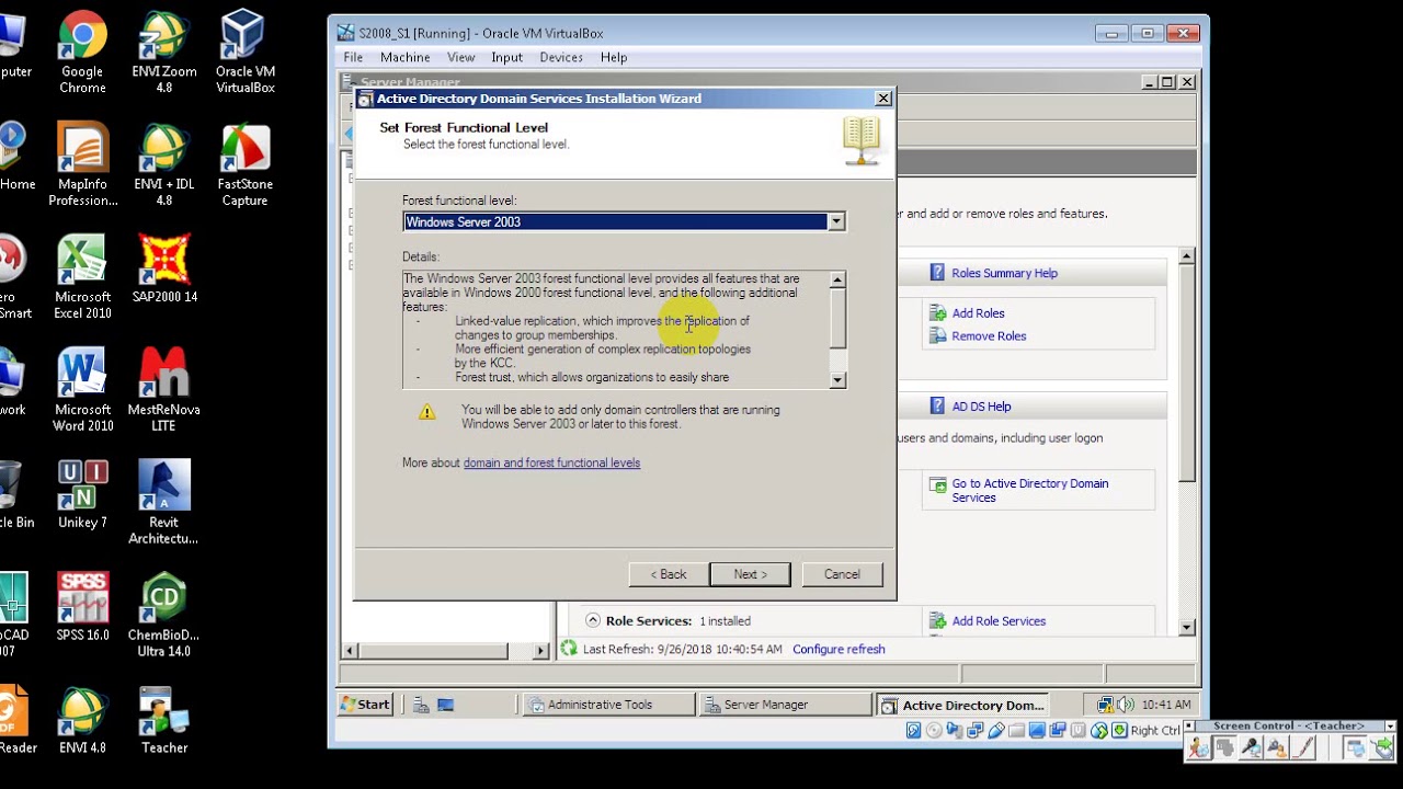 Cài đặt Domain controller và DNS Server trên Windows Server 2008 - YouTube