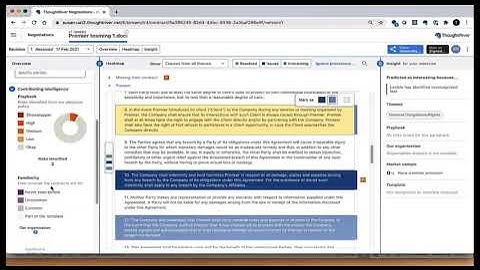 Self-Service Contract Review and Negotiation from ThoughtRiver