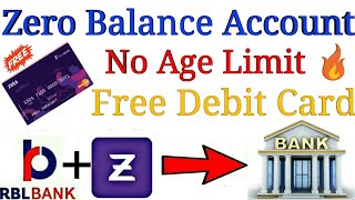 #Zero Balance Saving Account With Debit Card || Zeta Account 