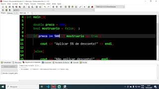 Vídeo 17 - C++ Operador lógico de disjunção