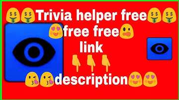 Trivia helper app new update for free download |#Trivia Helper.