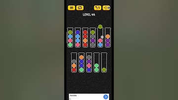 Ball sort puzzle level 44