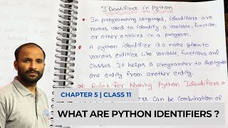 What are Identifier in Python with Example  Python Programming Tutorials - CSE GYAN