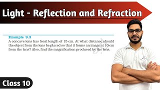 Example 9.3 Page number 156 | Chapter 9 LIGHT Class 10 Science New NCERT |