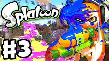 Splatoon - Gameplay Walkthrough Part 3 - Tentatek Splattershot! (Nintendo Wii U)