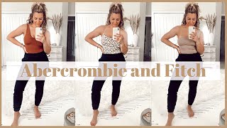 ABERCROMBIE & FITCH TRY ON HAUL AND REVIEW OF THE BEST AFFORDABLE BODY SUITS AND SWEATPANTS