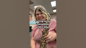 Alto Sax Basics - How to put together #saxophone #banddirector #band #howto #musiceducation