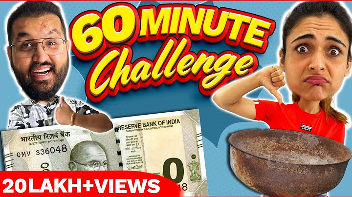 Living on Rs.0 🤯 || 60 minute Food Challenge