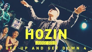 HOZIN | Popping Judge solo | GET UP AND GET DOWN 4