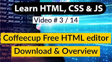 Coffeecup free HTML editor download procedure & Overview - How to use HTML editor