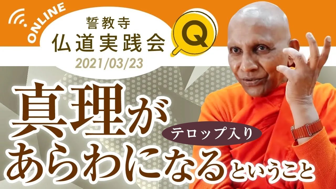 真理があらわになるということ――無常・苦・無我が無常・苦・無我を発見する悟りの世界｜スマナサーラ長老の切り抜き法話（瞑想合宿編）#悟り #涅槃 #jtba ※テロップ入り