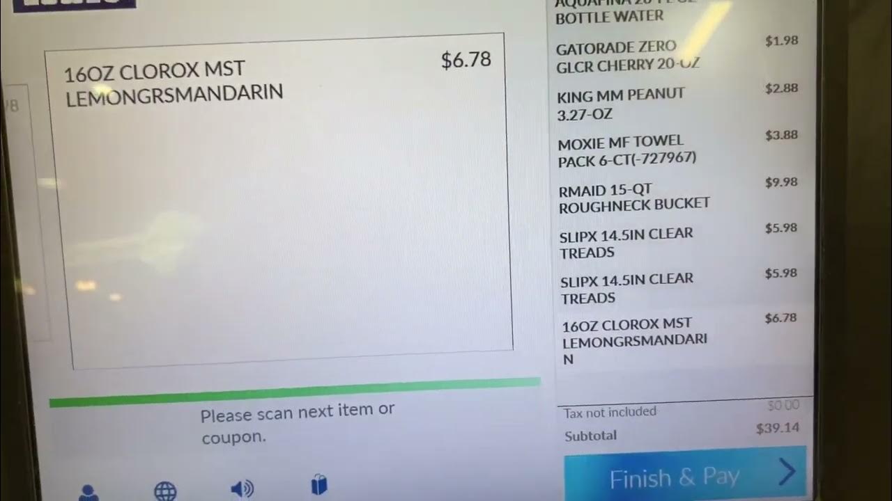 Lowes self checkout YouTube