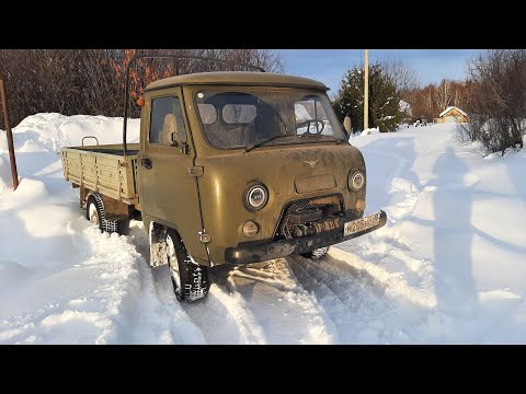 Лебёдка на Уаз.