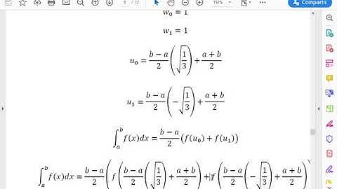Integración con Cuadratura Gaussiana en Python Numpy
