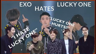 exo 'hating' on lucky one for 7:33 minutes straight