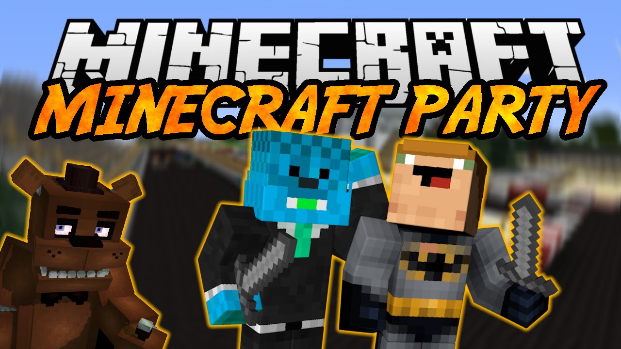 Minecraft Mini-Igra [#28] - MINECRAFT PARTY - FREDDDYYYYYYYYY - YouTube