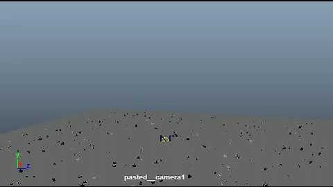 Maya fluid fallen leaves