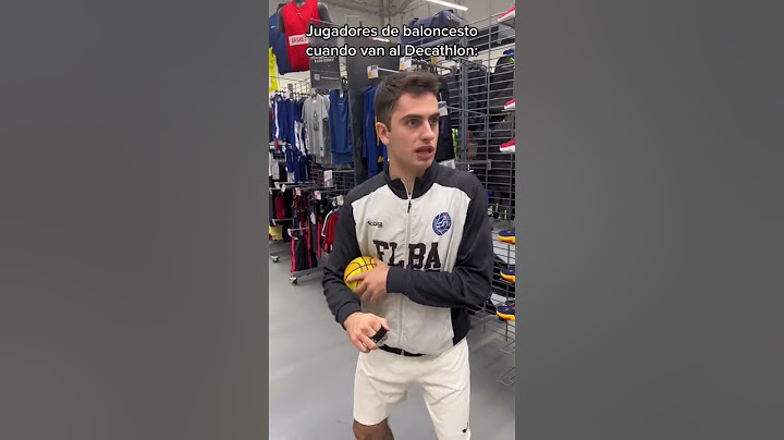 Jugadores de baloncesto cuando van al Decathlon: