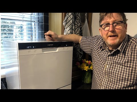 COMFEE' KWH-TD802-W Table Top Compact Dishwasher Review and Unboxing