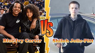 Famous Shiloh Jolie-Pitt VS Blue Ivy Carter (Beyoncé's Daughter) Transformation ★ 2023 Profile