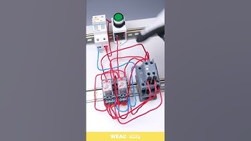 Controlling Two Contactors with Momentary Push Button and General Electrical Relay.