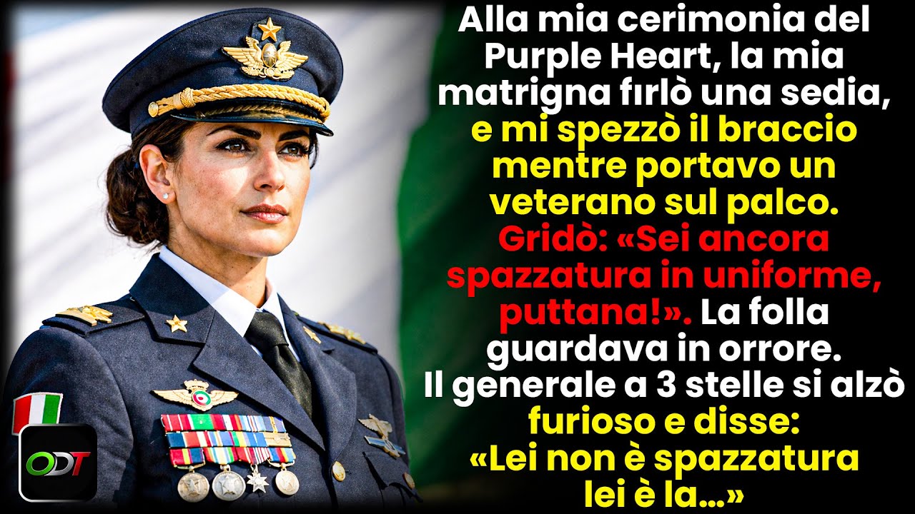 Alla cerimonia Purple Heart, la matrigna mi colpì — Per aver aiutato un generale